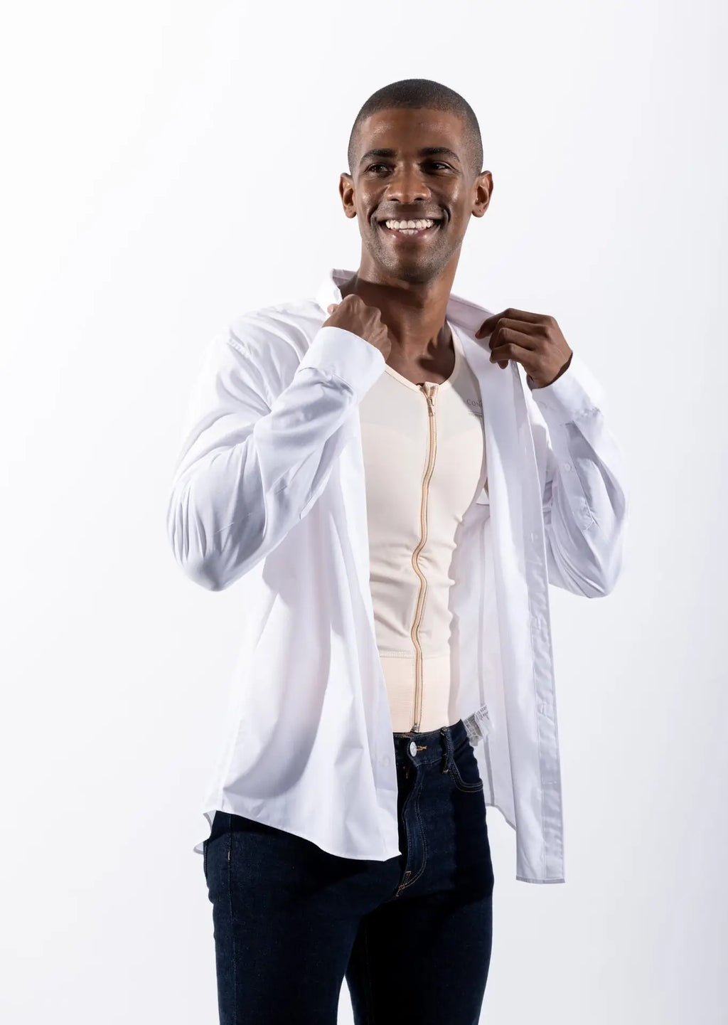 Male Compression Vest with Sleeves – ContourMD (Style 11S)