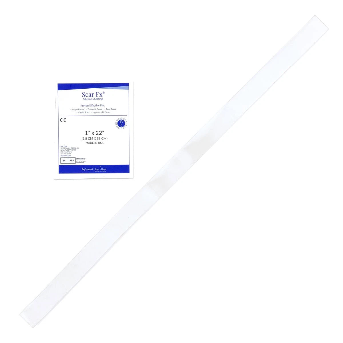 Rejuvaskin Scar Fx Silicone Sheet - 1" x 22"