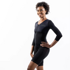 Mid-Thigh Body Shaper with Sleeves – ContourMD (Style 27S)