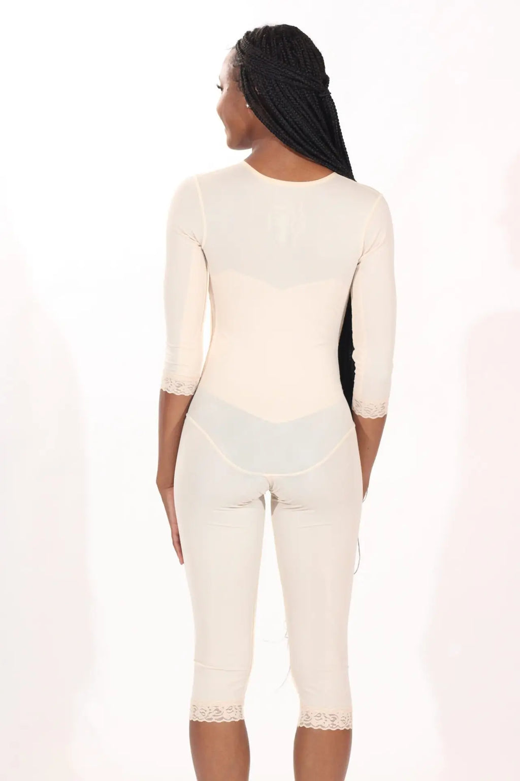Mid-Calf Body Shaper with Sleeves – ContourMD (Style 28S)