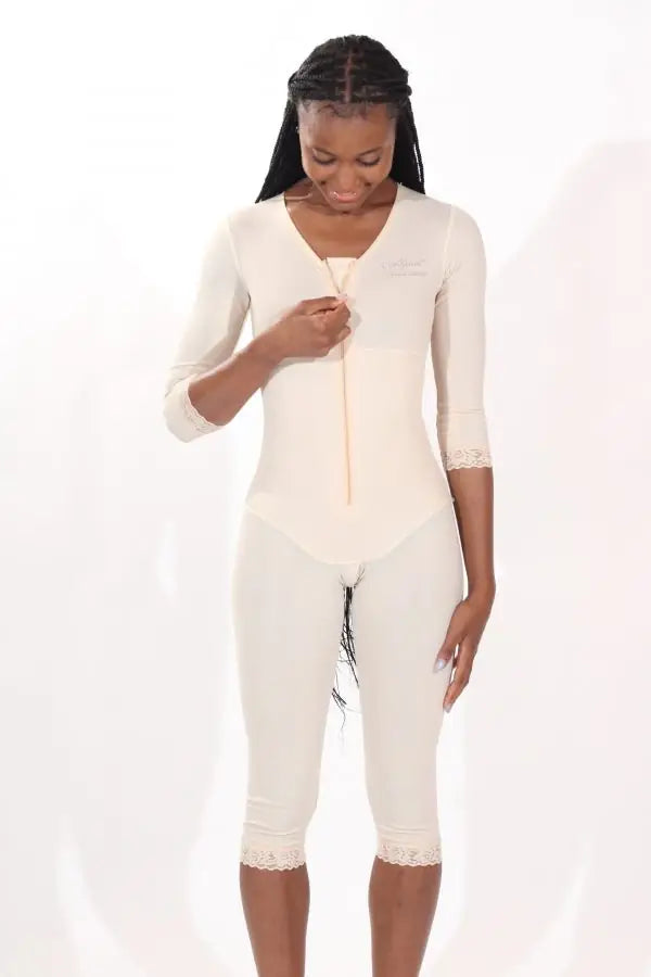 Mid-Calf Body Shaper with Sleeves – ContourMD (Style 28S)