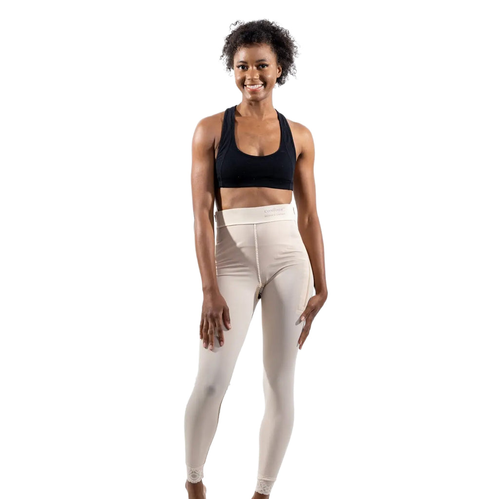 Ankle Compression Girdle – 2" Waistband – ContourMD (Style 5-ANK2)