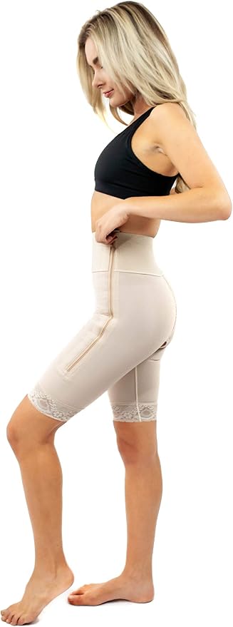 Mid-Thigh Compression Girdle – 4" Waistband – ContourMD (Style 4-MT4)