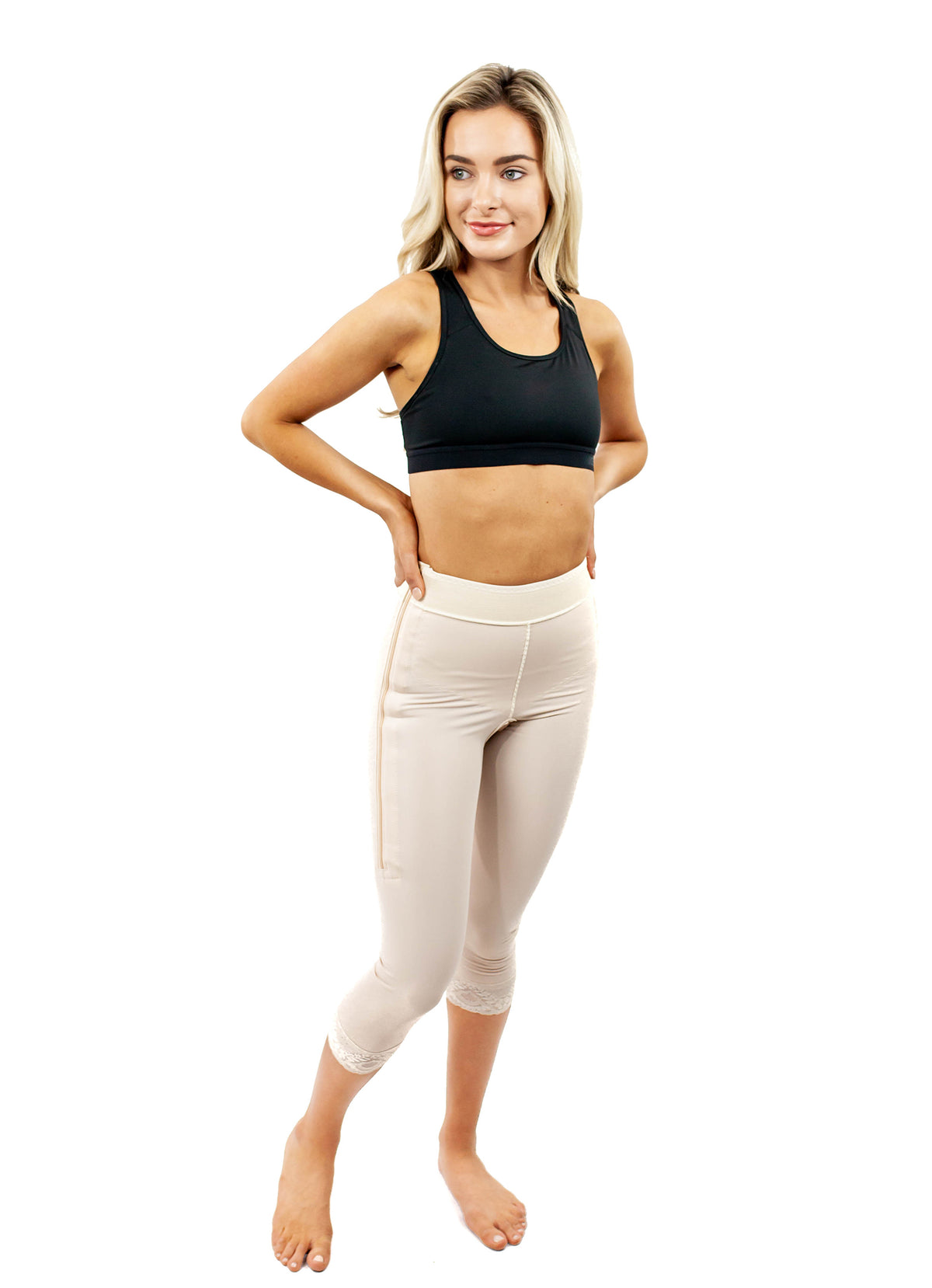 Mid-Calf Compression Girdle – 2" Waistband – ContourMD (Style 1 MC2)