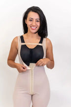 Mid-Thigh Body Shaper with Center Front Hook & Eye – ContourMD (Style 34FHE)